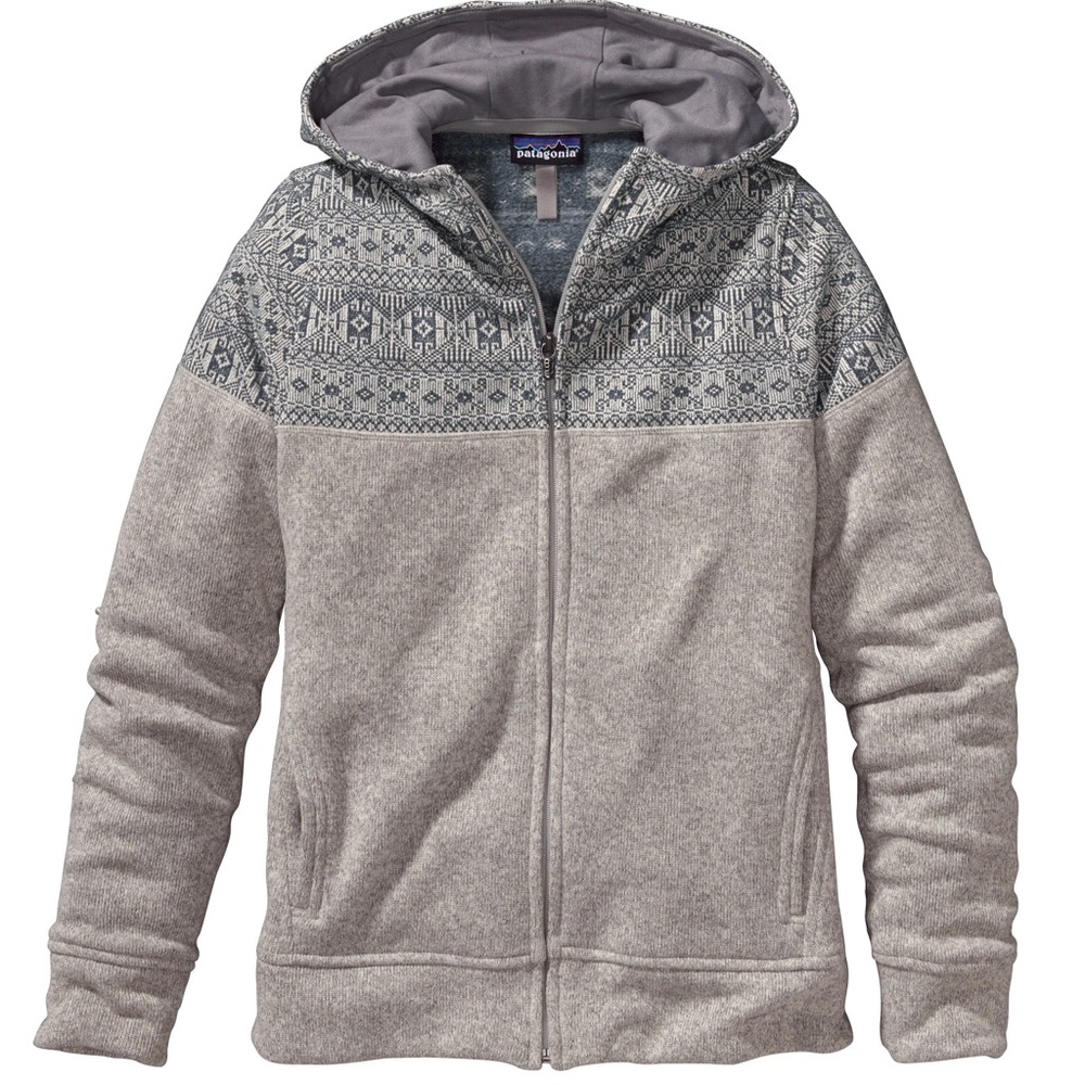 Patagonia Gray Patterned Hoodie